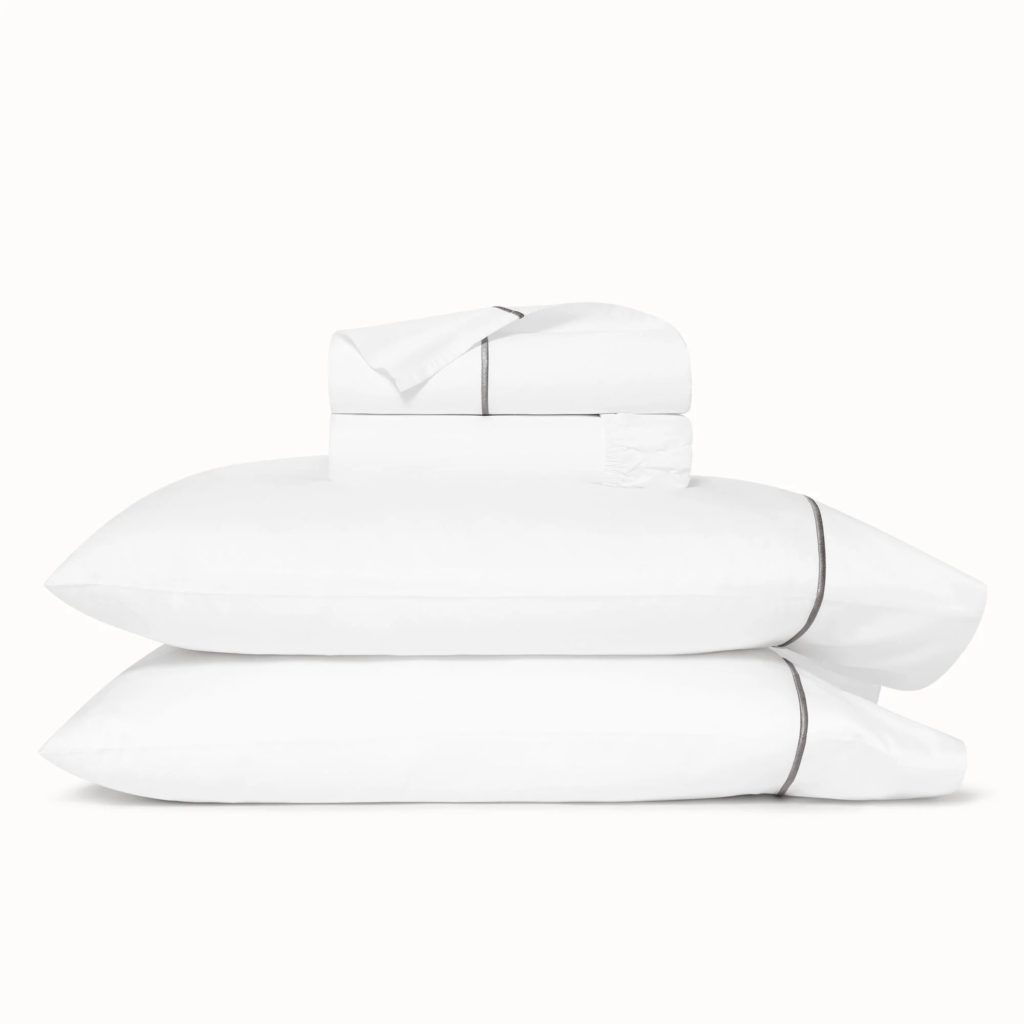 product image of the Boll & Branch Signature Embroidered Sheet Set
